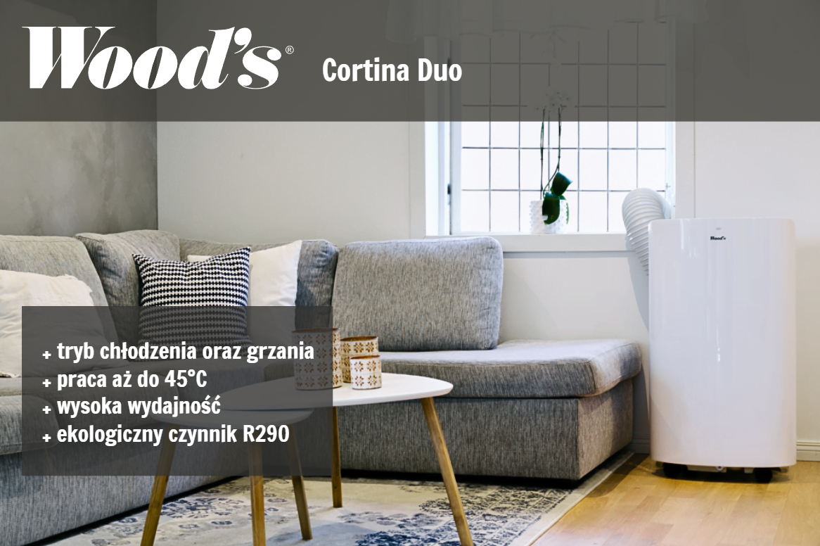 Klimatyzator przenośny Woods Cortina