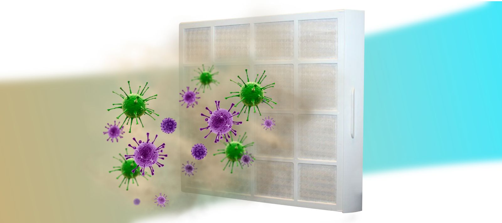 filtr z nanosrebrem oczyszcza powietrze