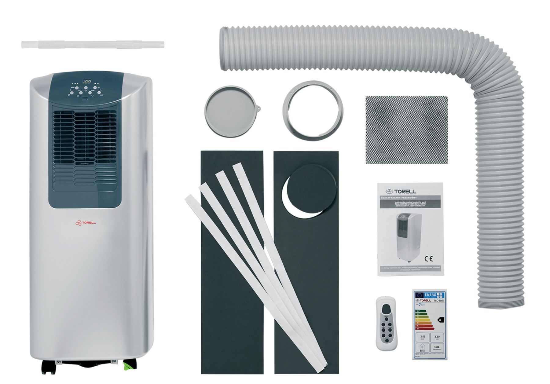Klimatyzator przenośny Torell Skyled FGA24 - akcesoria