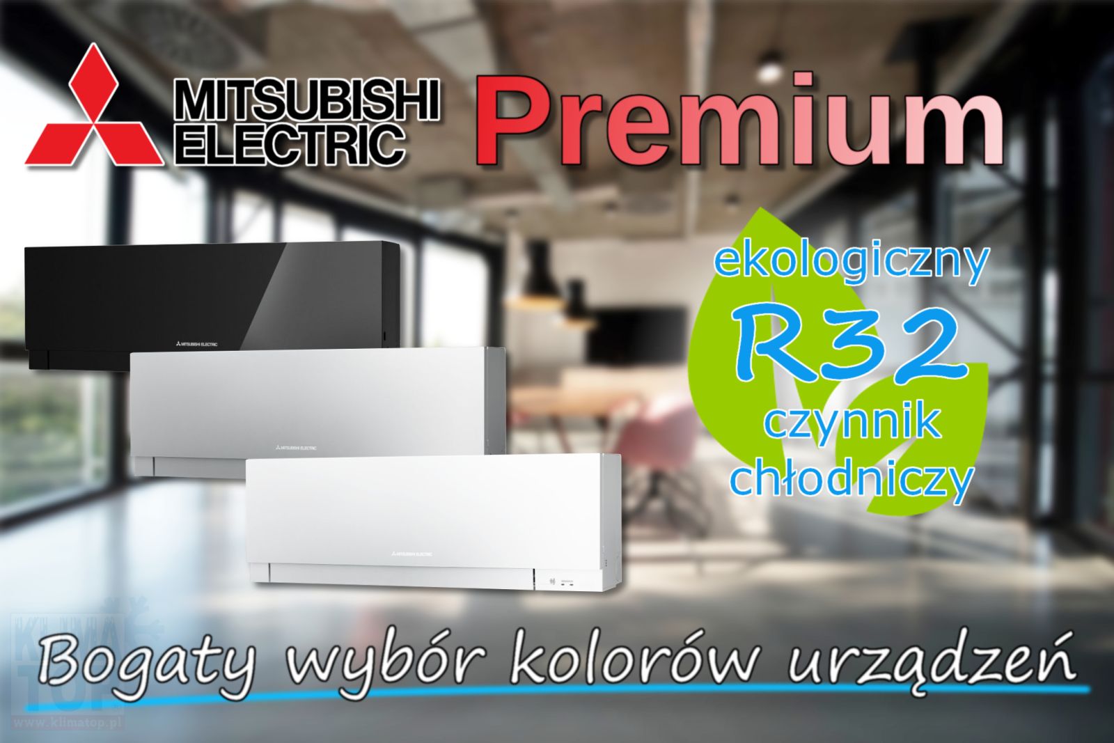 Mitsubishi MSZ-EF25VGB Premium wybór kolorów