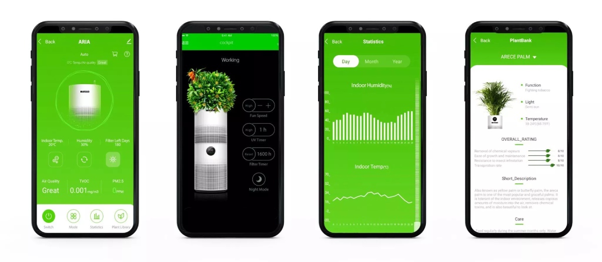 Oczyszczacz powietrza Lavender 3 – donica hydroponiczna
