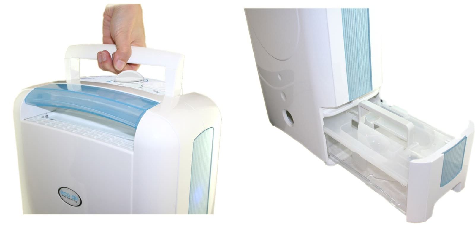 wygodny panel sterowania - osuszacz powietrza adsorpcyjny Ecoair DD1 Simple