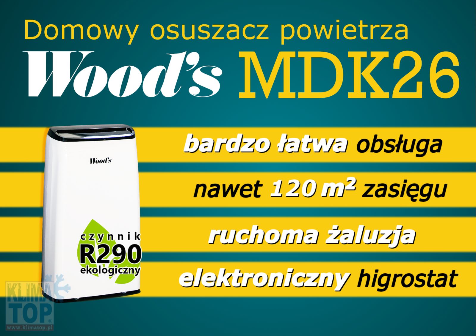 osuszacz powietrza Wood's MDK 26