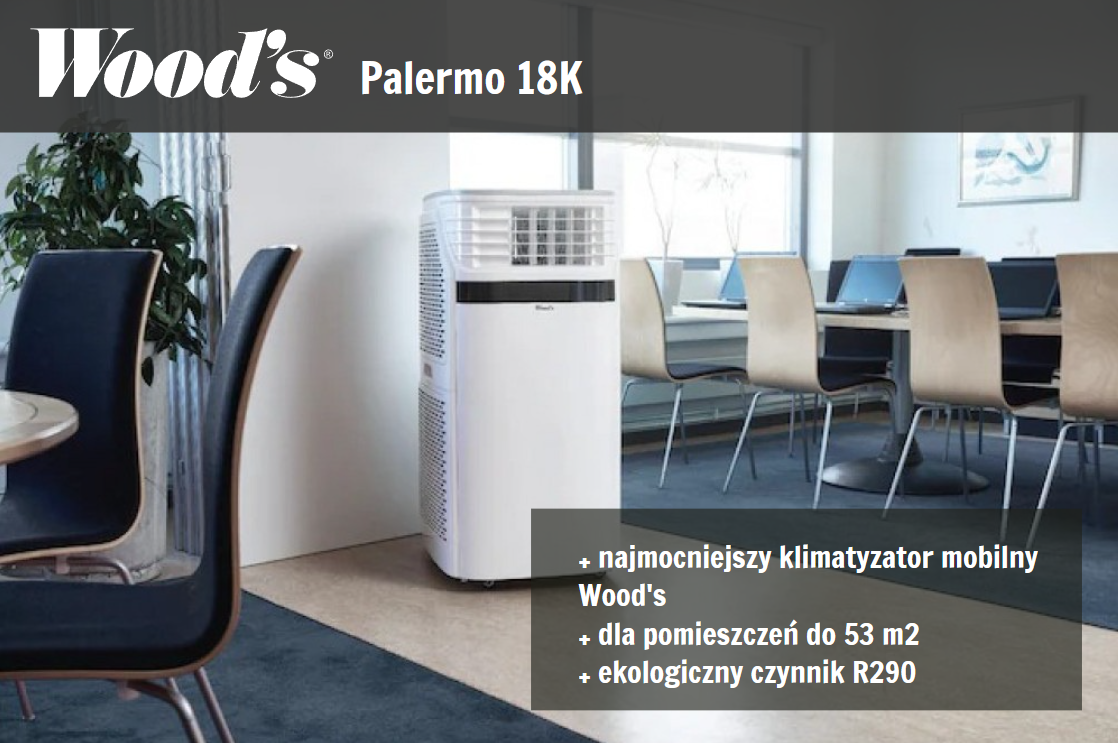 Klimatyzator przenośny Woods Palermo