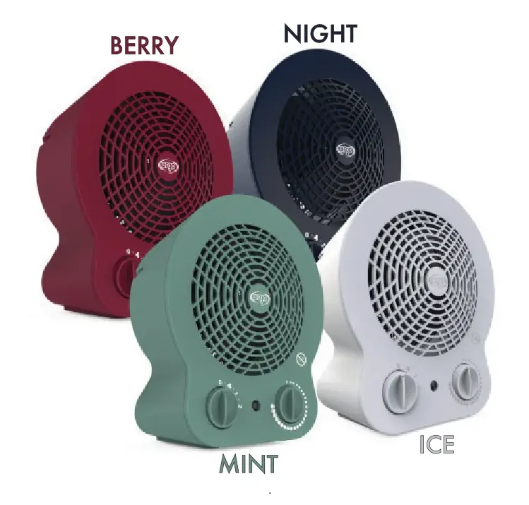 Termowentylator ceramiczny Argo Dori Night - cztery różne kolory