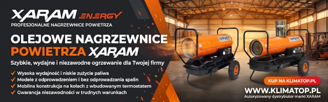 Baner nagrzewnic powietrza Xaram - Klimatop