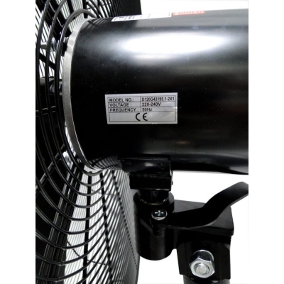 Wentylator przemysłowy Daxton Fan SFSI-750NW - tabliczka znamionowa