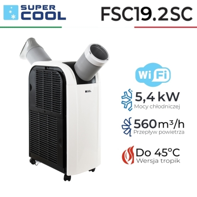 Klimatyzator przenośny Fral SUPER COOL FSC19.2SC Wi-Fi -  najważniejsze dane