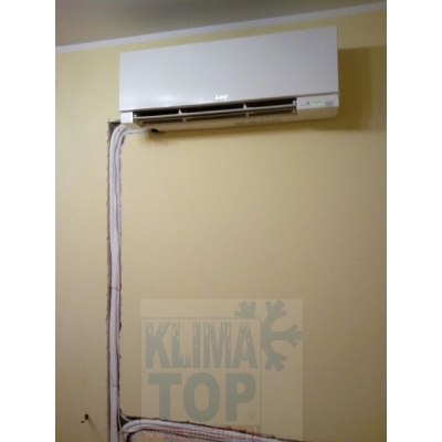 Klimatyzator ścienny Mitsubishi MSZ-EF25VGKW PREMIUM biały - zdjęcie z montażu KLIMA-TOP