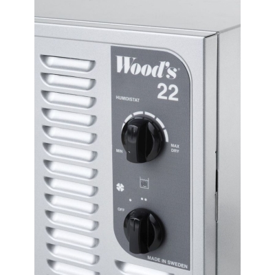 Osuszacz powietrza Woods SW22FM - sterowanie
