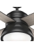 Wentylator sufitowy Hunter LOKI CZARNY - zbliżenie na punkt oświetleniowy