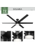 Wentylator sufitowy Hunter SOLARIA DC czarny mat