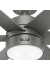 Wentylator sufitowy Hunter SOLARIA DC SREBRNY MAT - szczegół
