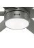 Wentylator sufitowy Hunter SOLARIA DC SREBRNY MAT - część oświetleniowa