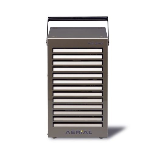 Osuszacz powietrza kondensacyjny Aerial AD540 - widok z przodu