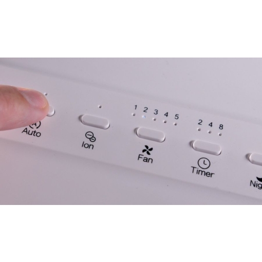 Nawilżacz powietrza z funkcją oczyszczania Stylies ANTARES - panel sterujący