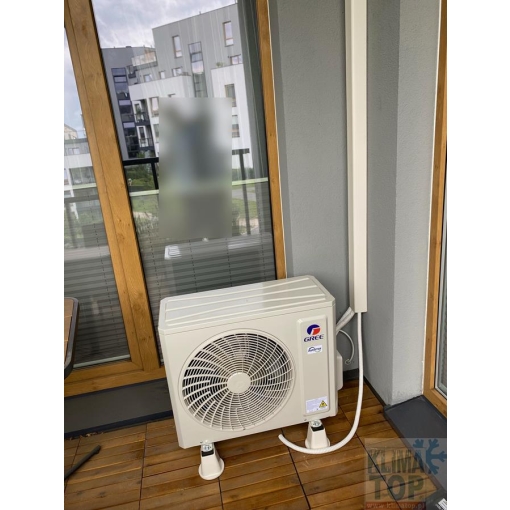 Klimatyzator ścienny Gree GWH12ACC-K6 (FA12S) FAIRY SILVER - agregat zewnętrzny