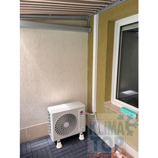 Klimatyzator ścienny Gree GWH12ACC-K6 (FA12W) FAIRY WHITE - agregat zewnętrzny