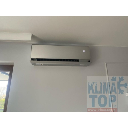 Klimatyzator ścienny Gree GWH12UB-K6 (UC12C) U-CROWN CHAMPAGNE - montaż KLIMATOP