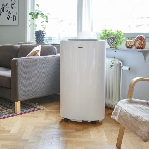 Klimatyzator przenośny Wood's CORTINA SMART - aranżacja