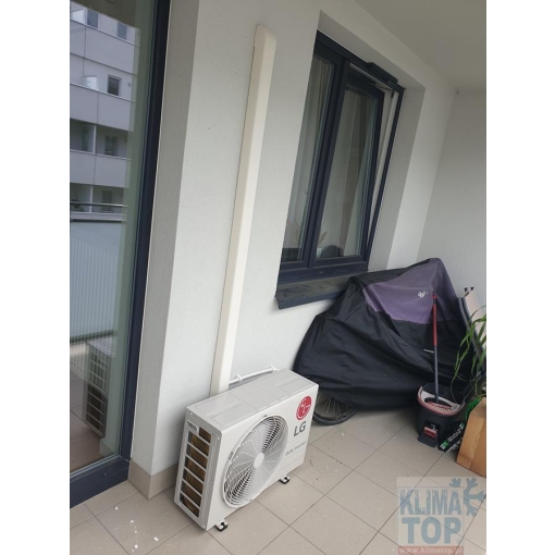 Klimatyzator ścienny LG AP09RK DUALCOOL - agregat zewnętrzny