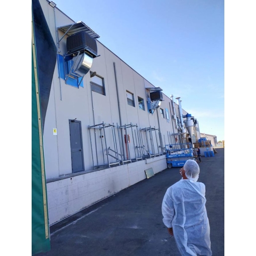 Klimatyzer Master BCM191 DOWN - przykładowy montaż