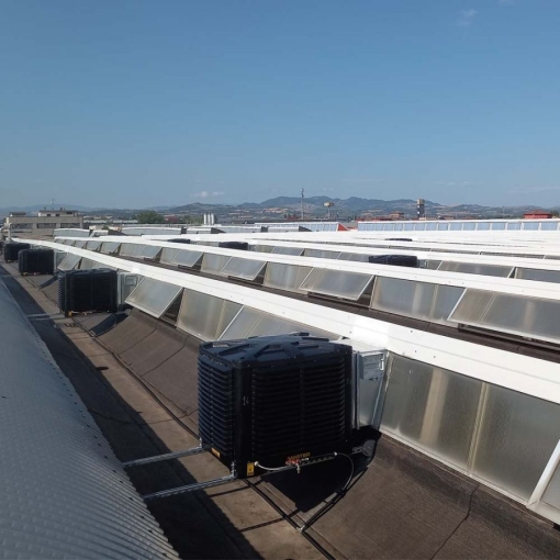 Klimatyzer Master BCM511 SIDE - przykład montażu