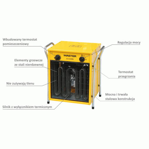Nagrzewnica elektryczna Master B15IT - opisy
