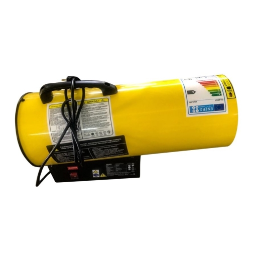 Nagrzewnica gazowa Zelmech NGZL30R - widok z boku