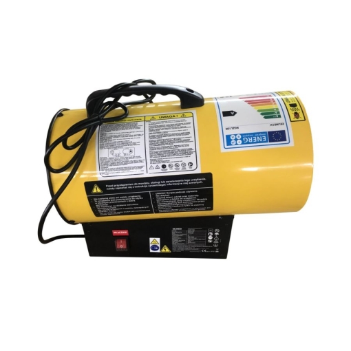 Nagrzewnica gazowa Zelmech NGZL15R - widok z boku