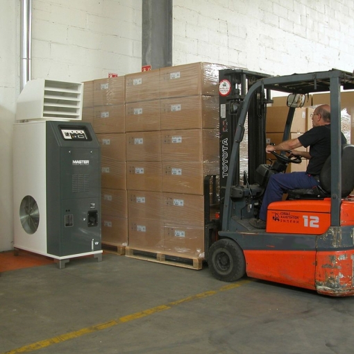 Nagrzewnica olejowa Master F60 - przykład zastosowania