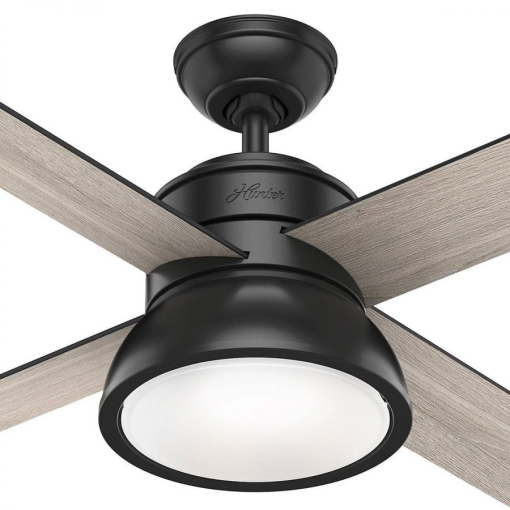 Wentylator sufitowy Hunter LOKI CZARNY - z bliska