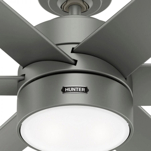 Wentylator sufitowy Hunter SOLARIA DC SREBRNY MAT - szczegół