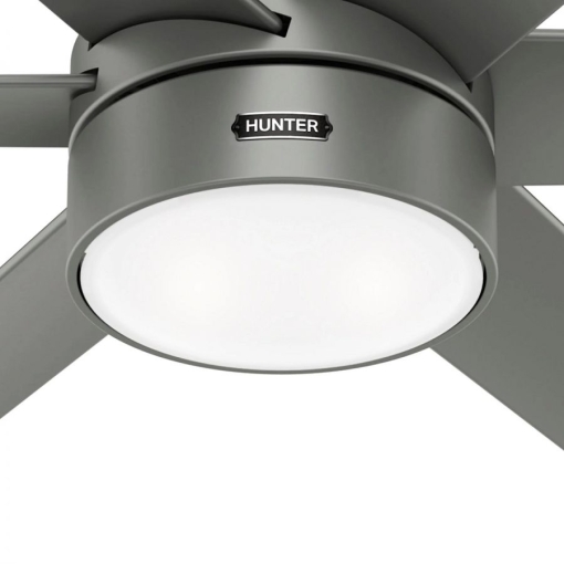 Wentylator sufitowy Hunter SOLARIA DC SREBRNY MAT - część oświetleniowa