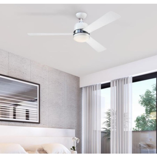 Wentylator sufitowy Westinghouse TRISTAN BIAŁY - aranżacja