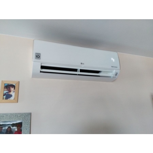 Klimatyzator ścienny LG DC09RK DELUXE - zdjęcie z montażu w mieszkaniu