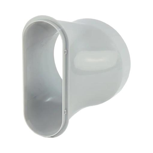 Spłaszczona końcówka rury do klimatyzatorów Fral