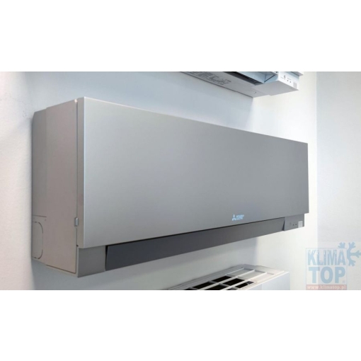 Klimatyzator ścienny Mitsubishi MSZ-EF35VGKS PREMIUM srebrny - jednostka wewnętrzna z profilu