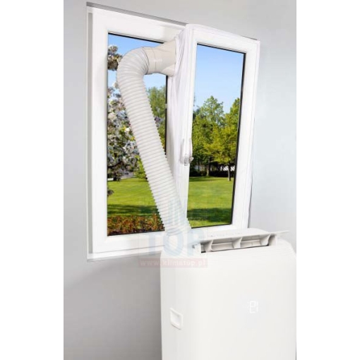 Klimatyzator przenośny Warmtec KP41W z Wi-Fi - wyprowadzenie rury wyrzutowej