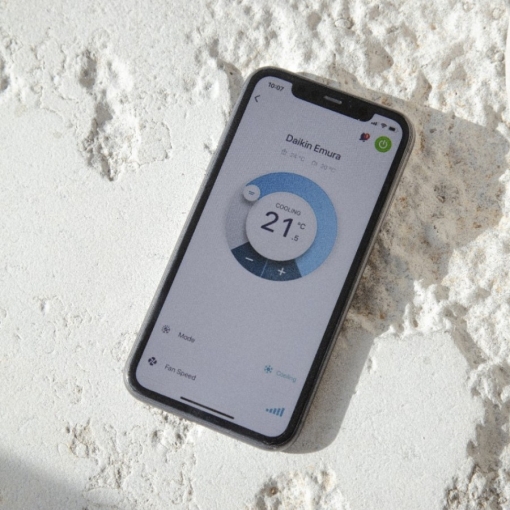 Klimatyzator ścienny Daikin FTXJ50AW EMURA BIAŁY - możliwość sterowania przez aplikację (Wi-Fi)