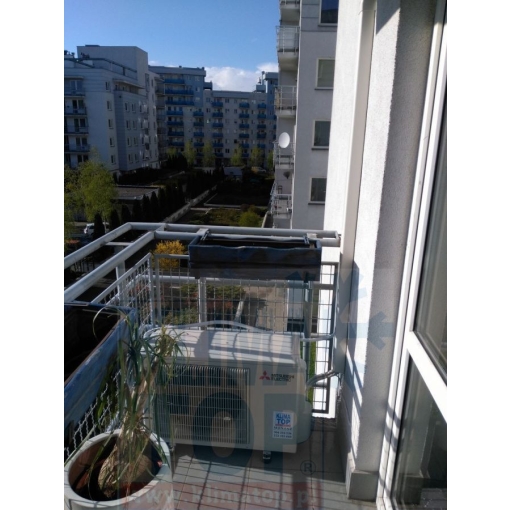 Klimatyzator ścienny Mitsubishi MSZ-EF35VGKS PREMIUM srebrny - agregat zewnętrzny