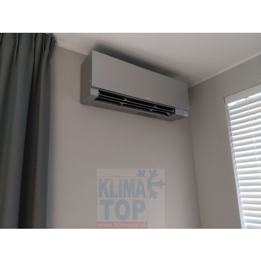 Klimatyzator ścienny Mitsubishi MSZ-EF35VGKS PREMIUM srebrny - zdjęcie z montażu KLIMA-TOP