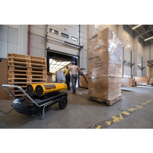 Nagrzewnica olejowa Master B300CED - przykład zastosowania