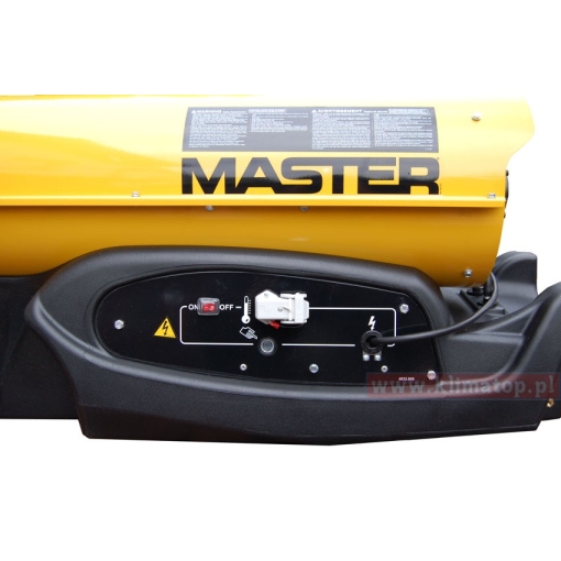 Nagrzewnica olejowa Master BV77E - regulacja