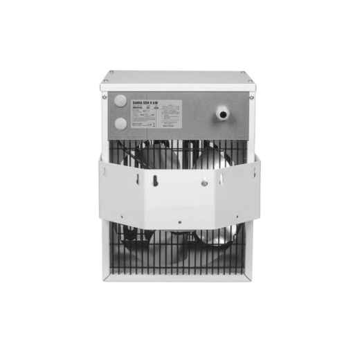 Nagrzewnica stacjonarna elektryczna Inelco DANIA SSH 9kW - widok z tyłu