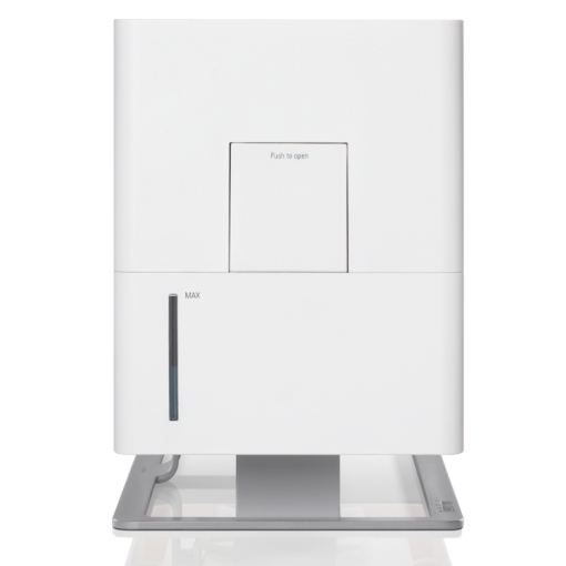 Nawilżacz powietrza ewaporacyjny Stadler Form OSKAR BIG BIAŁY - widok z boku