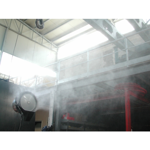 Nawilżacz niskociśnieniowy Franco UCP FLY H20 - podczas pracy