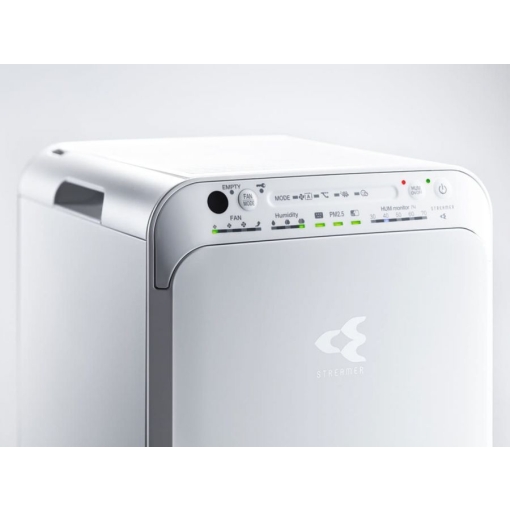 Oczyszczacz powietrza z nawilżaniem Daikin MCK55W - panel sterowania