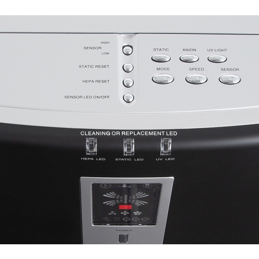 Oczyszczacz powietrza SUPER AIR SA500 - widok z góry