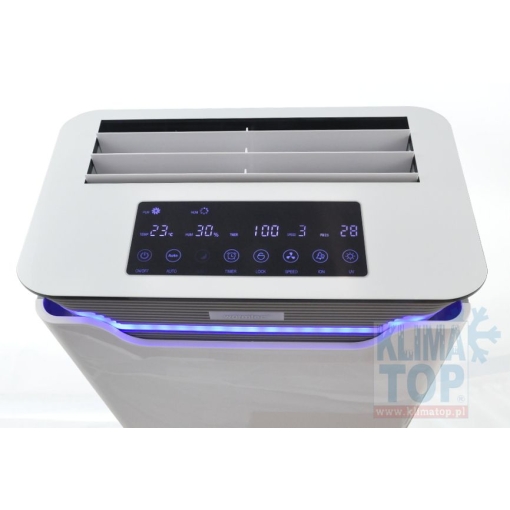 Oczyszczacz powietrza Warmtec AP350W+ - panel sterowania